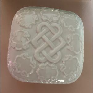 Belleek fine Parian China Trinket box